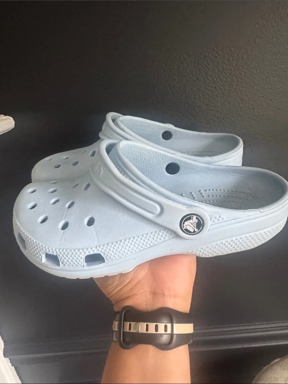 CROCS pale blue