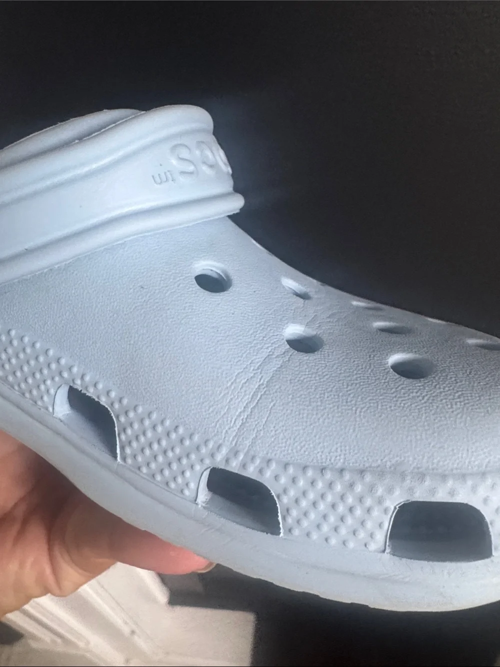 CROCS pale blue
