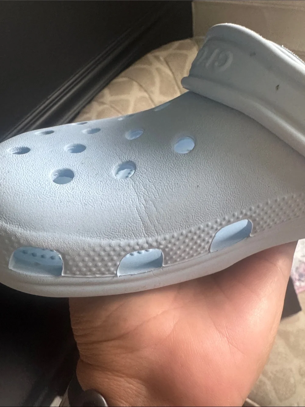 CROCS pale blue