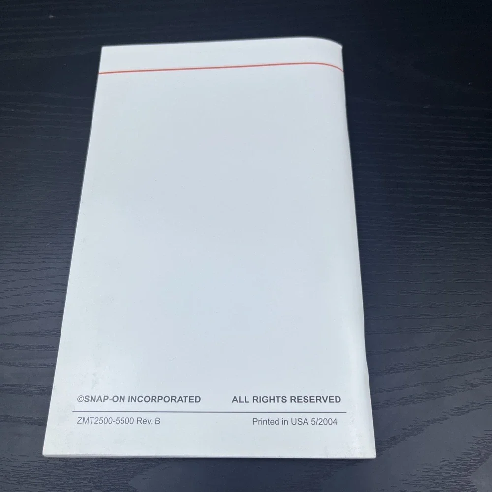 Snap-On MT2500 OBD-II & EOBD Vehicle Communication Manual‎
