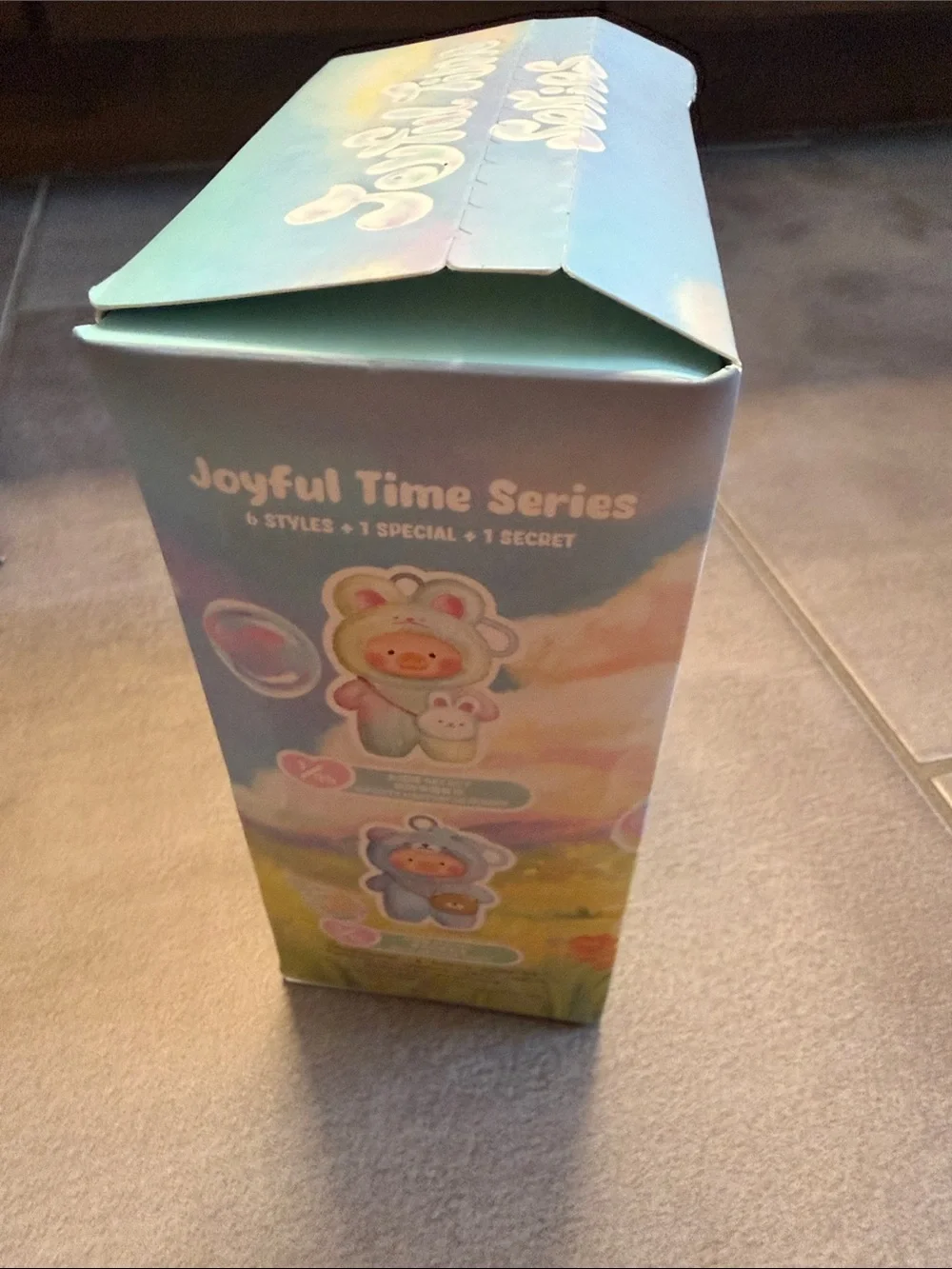 ToyZero Lulu The Piggy Toy - Pastel Blue & White