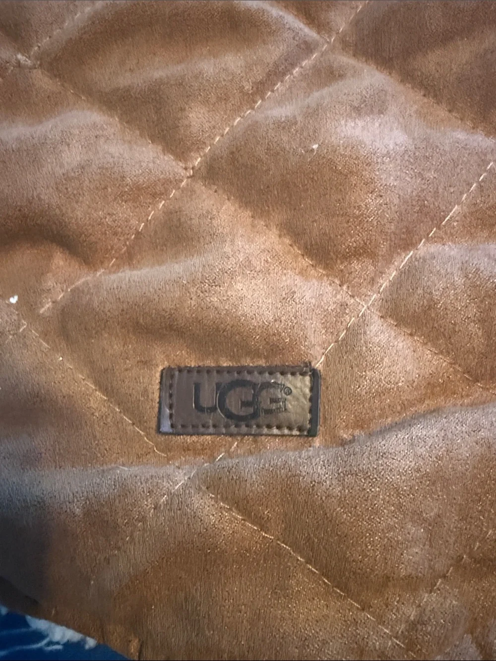 UGG quilted tan