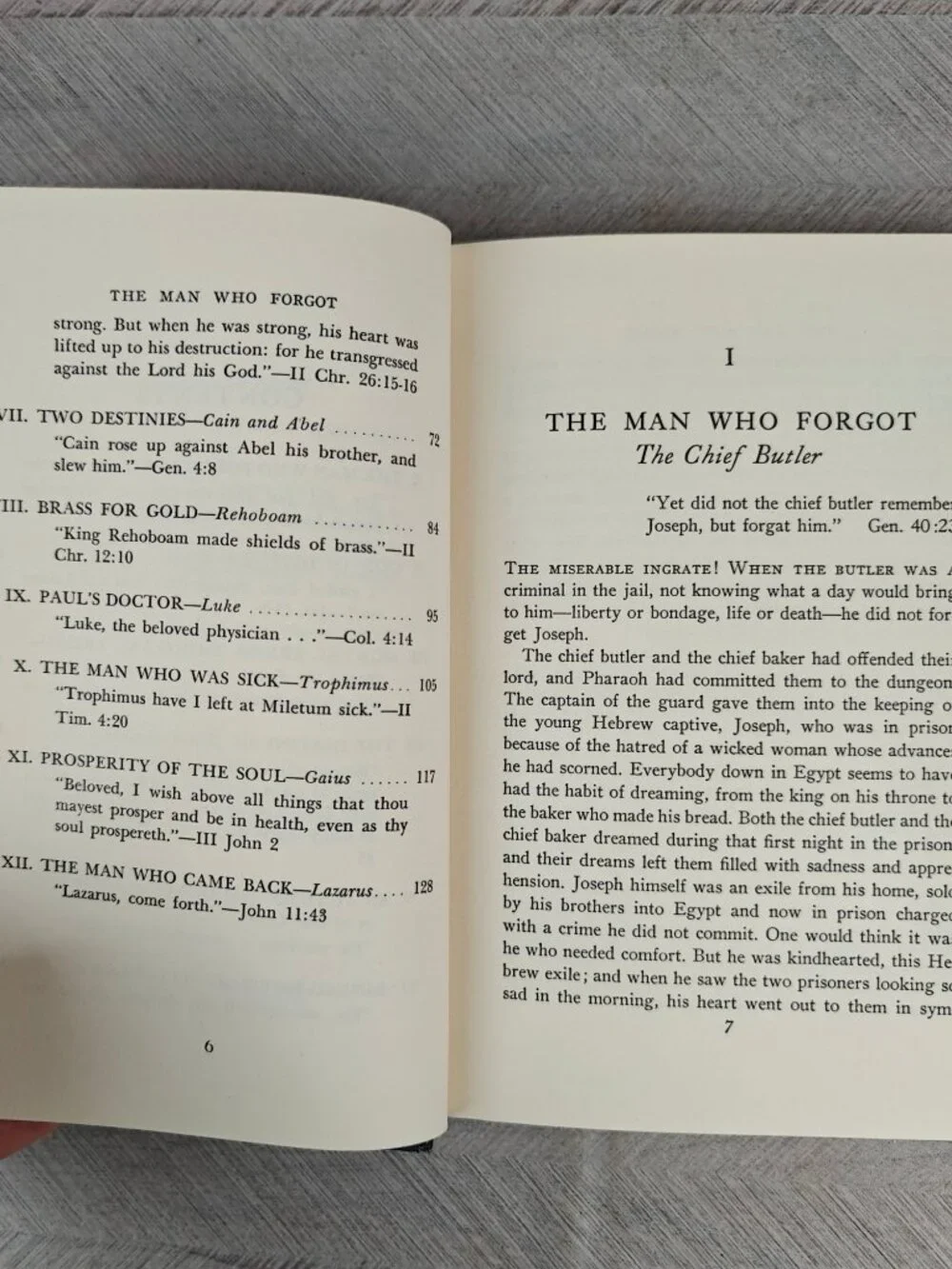 The Man Who Forgot Clarence E. Macartney Hardcover 1956 Bible Sermons