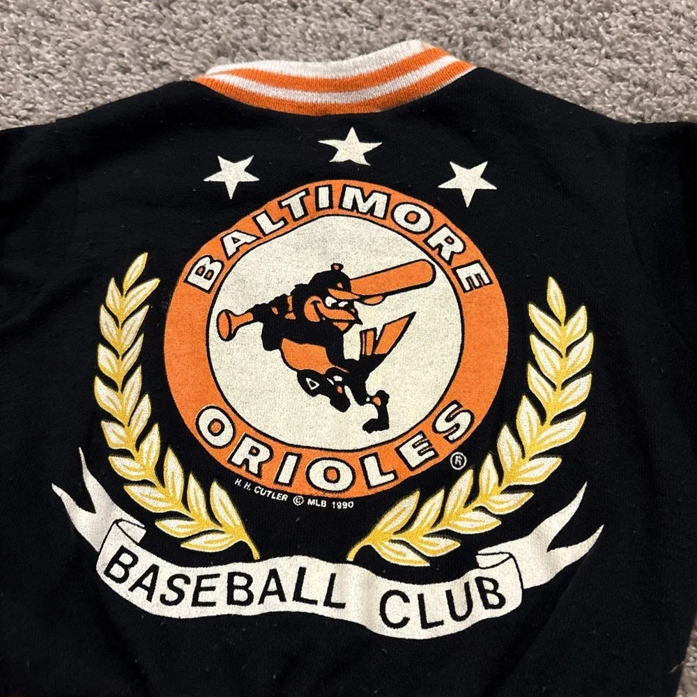 Vintage Baltimore Orioles MLB infant 18 Months / 18M Snap Up Jacket Authentic