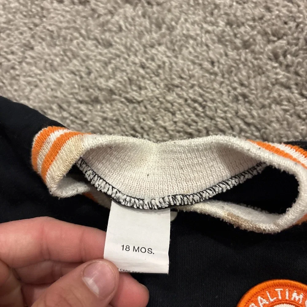 Vintage Baltimore Orioles MLB infant 18 Months / 18M Snap Up Jacket Authentic