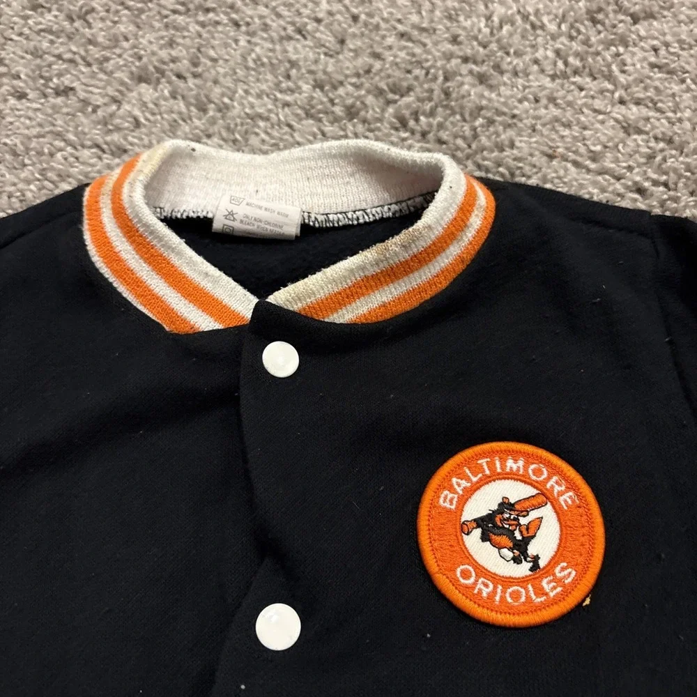 Vintage Baltimore Orioles MLB infant 18 Months / 18M Snap Up Jacket Authentic