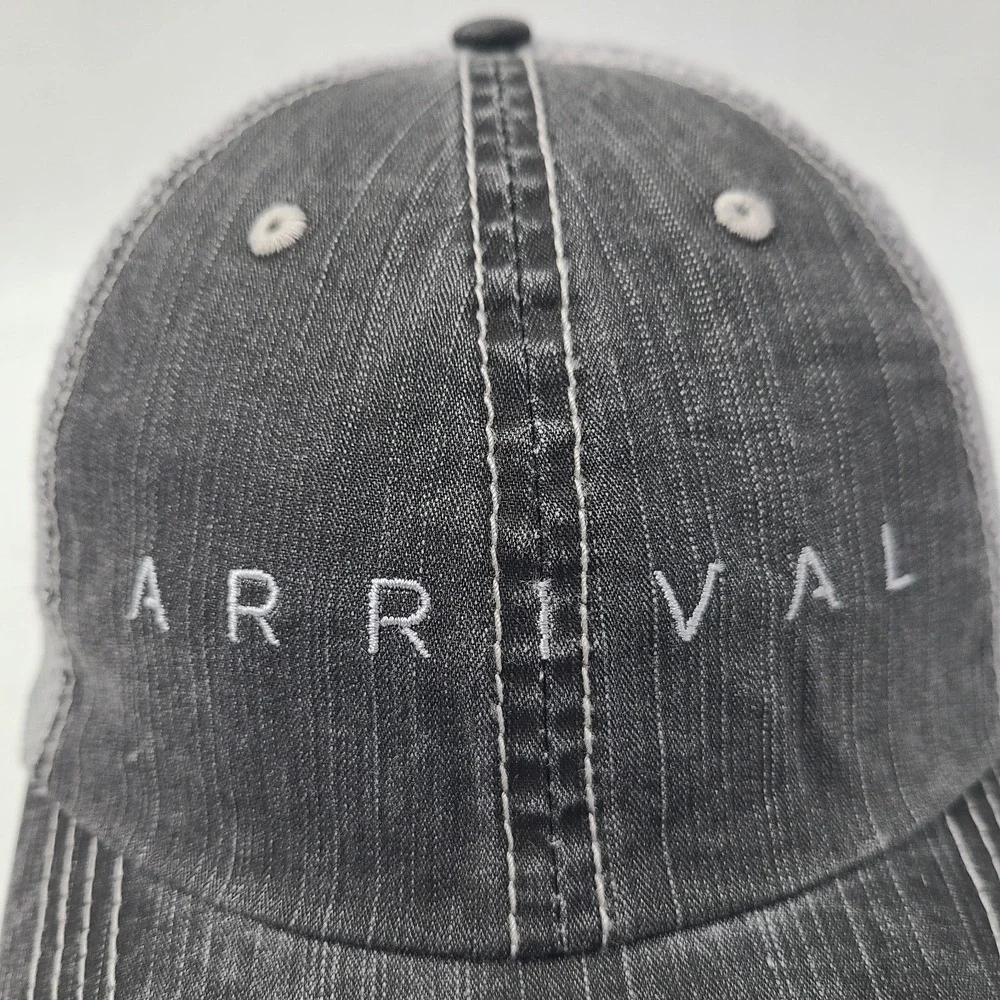 Arrival Movie‎ Promo Hat Adjustable Mesh Trucker Distressed 2016 Sci-Fi Thriller