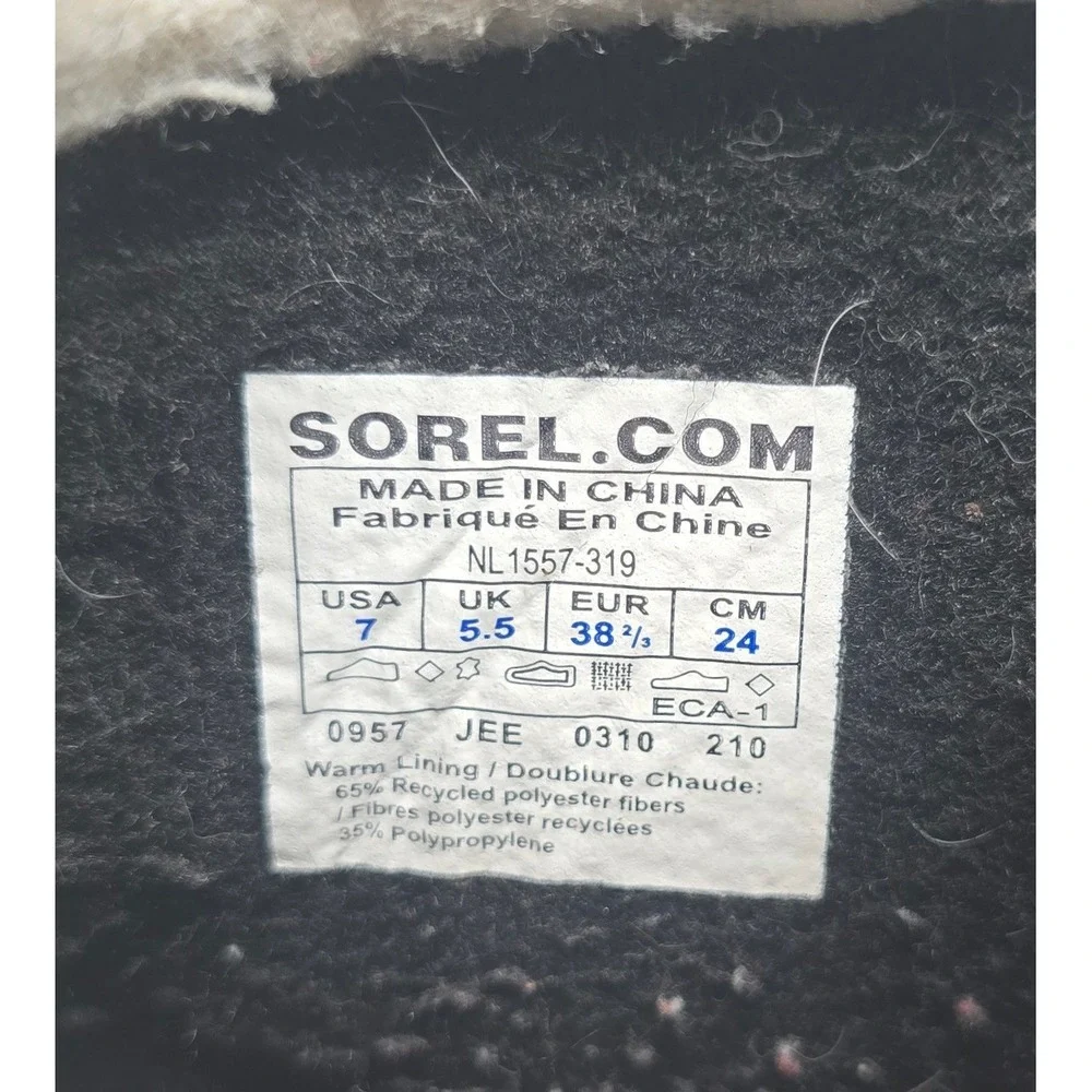 Sorel leather equipped pac