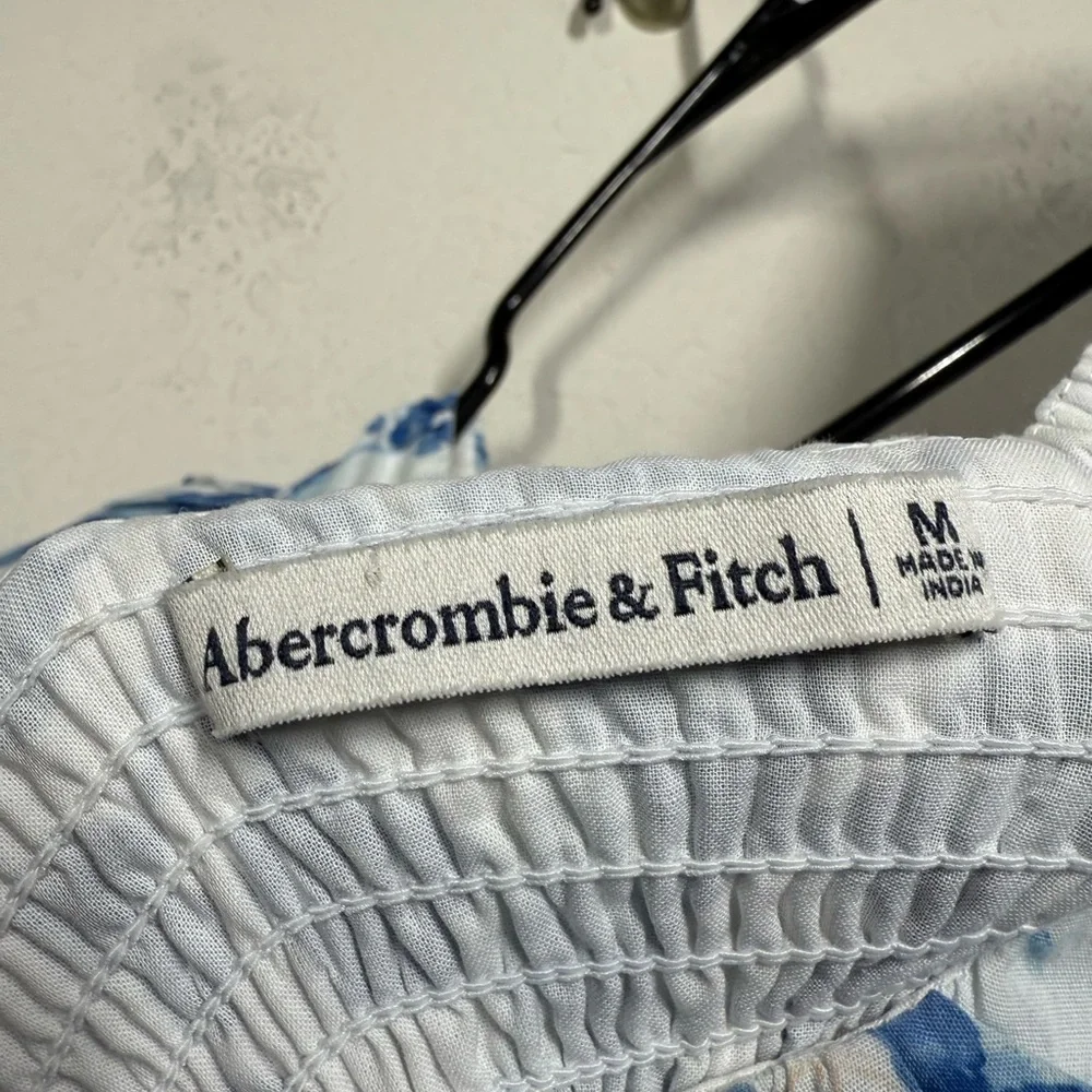 Abercrombie & Fitch Floral Puff Sleeve Blouse Size Medium