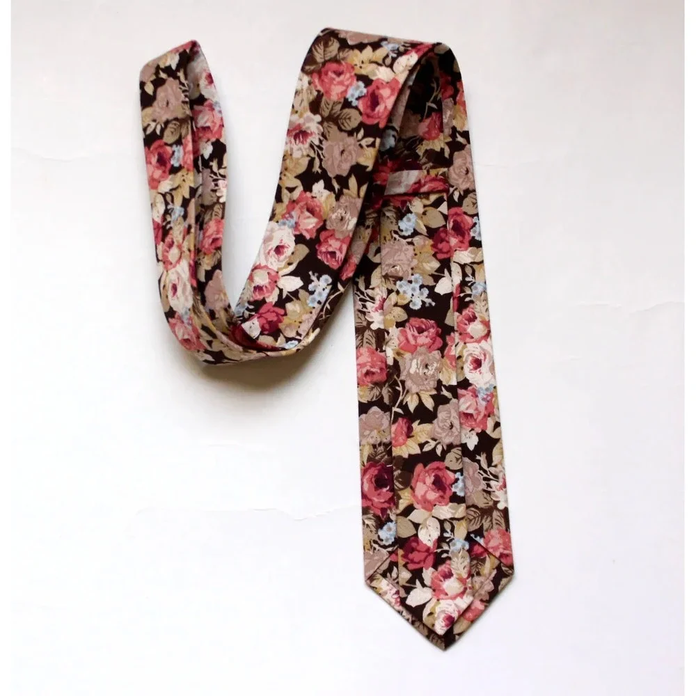 Floral cotton Men's Necktie Skinny 3 W‎ 58L