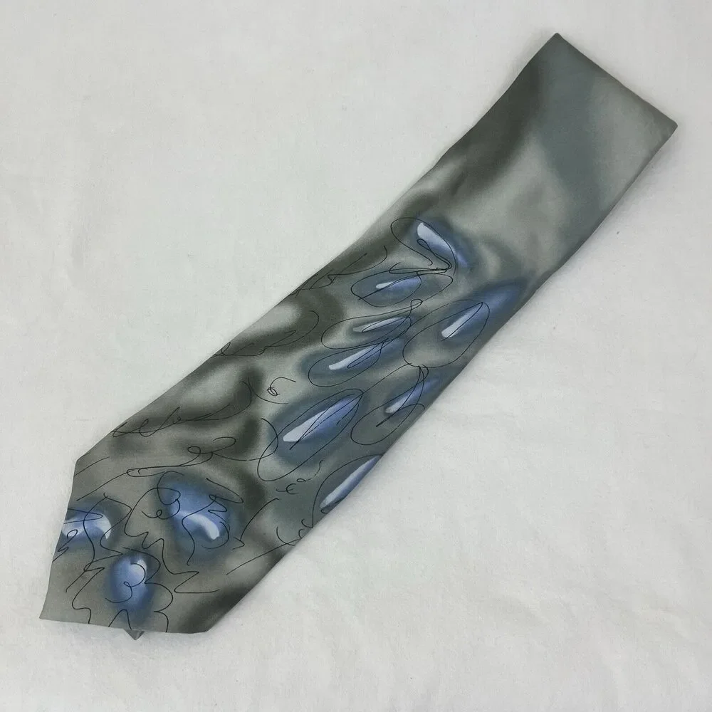 J. Garcia Jerry Garcia NWT Vintage Silk Abstract Patterned Tie