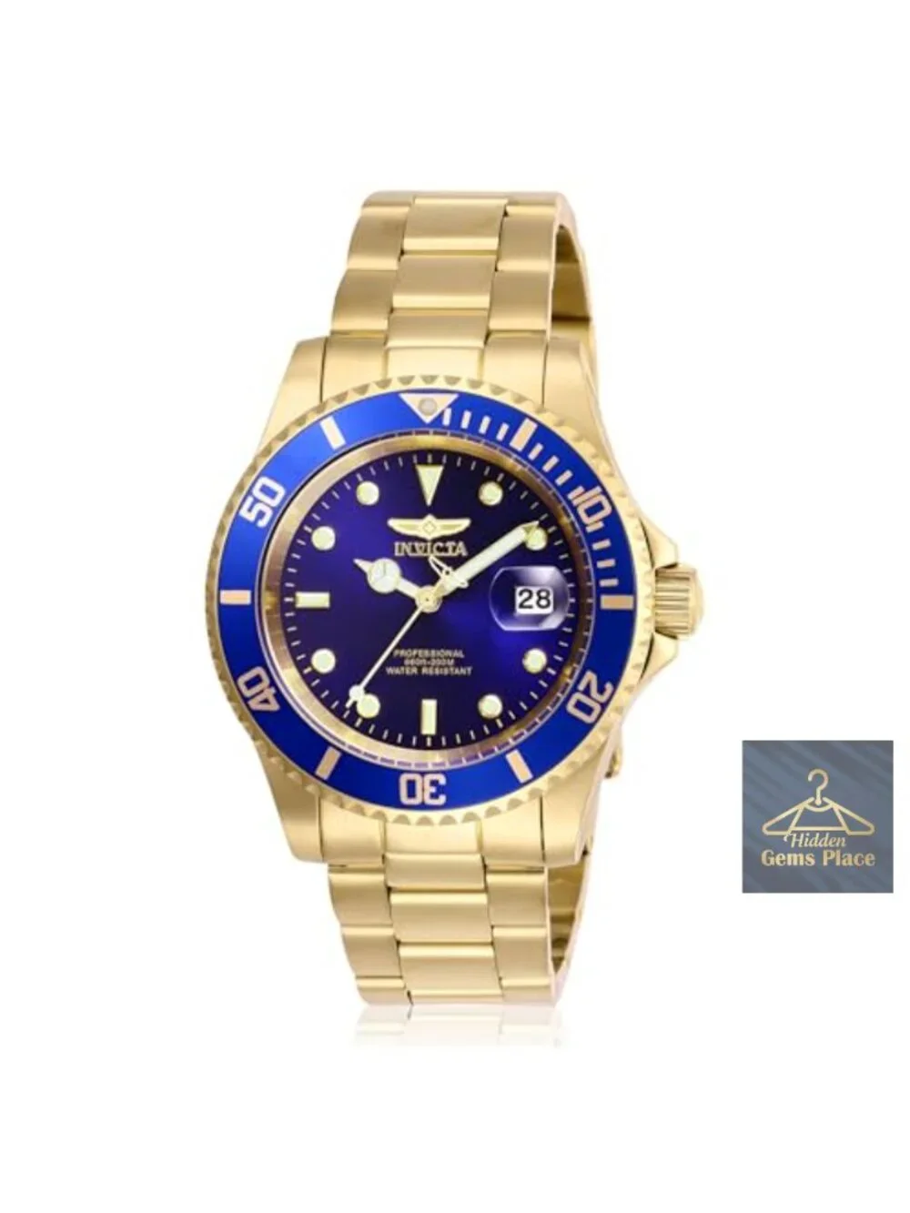 Pro Diver Quartz Watch Stainless Steel Strap 200m Water Resistant