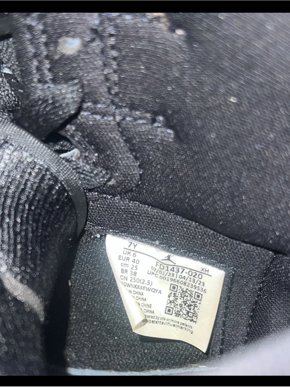 Jordan Kids High-Top Sneakers in Black, Brown and Gold