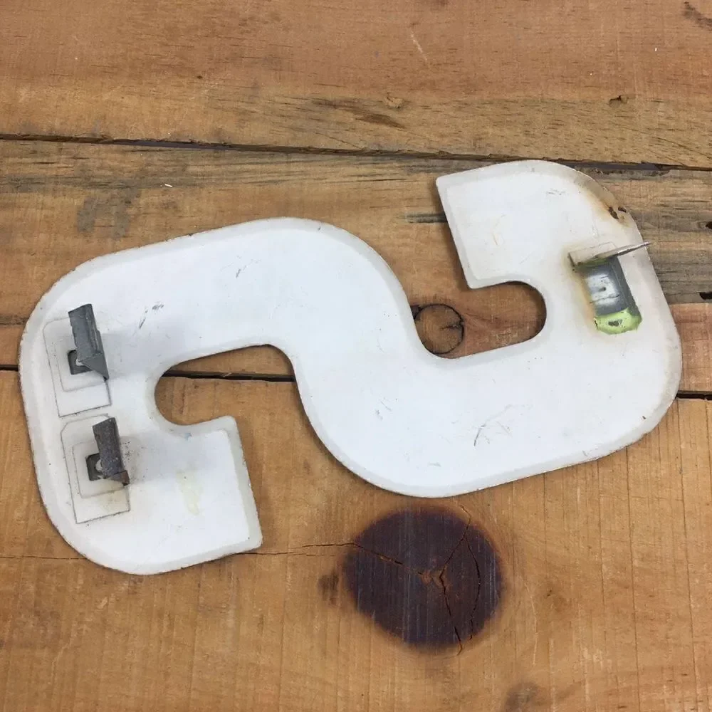 Antique Industrial Metal Marquee Letter “S” Accent Decor