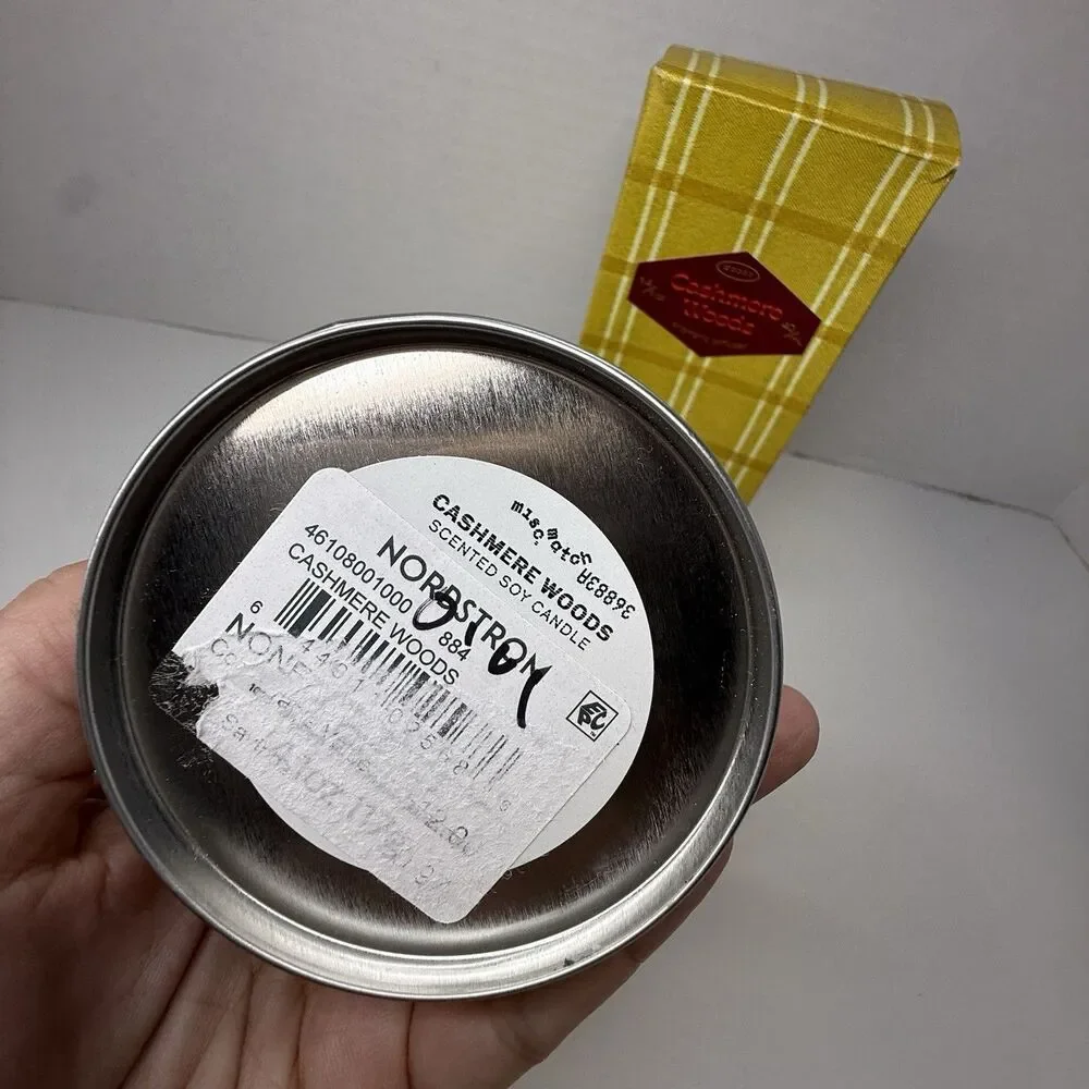 WOODY Cashmere Woods Plant Based Scented Soy Candle & Aromatic Diffuser Set New