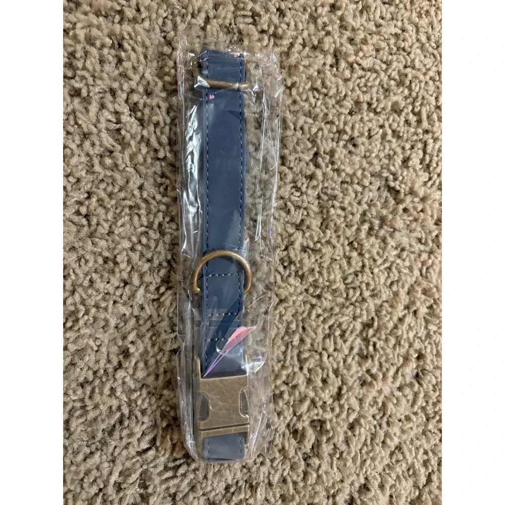 Didog‎ Leather Dog Collar Metal Buckle Adjustable Pet Puppy Neck Strap Medium