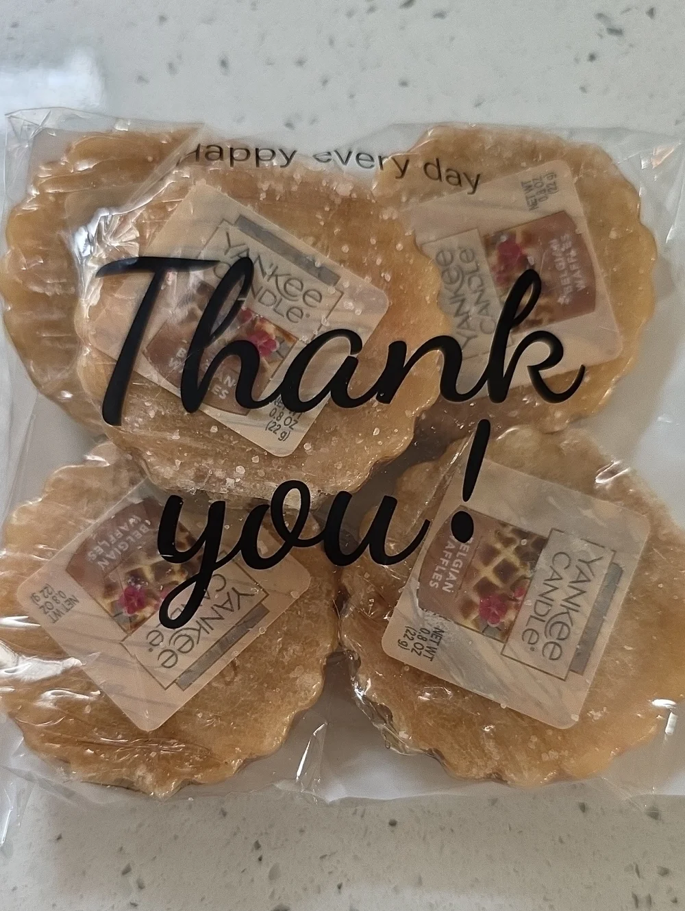 Yankee Candle Gold Thank You Wax Melts Pack