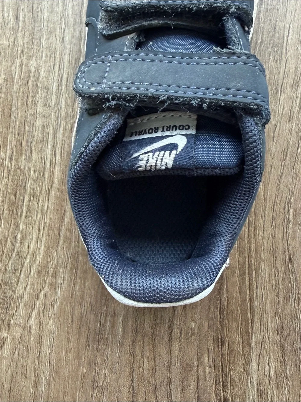 Nike Court Royale TDV Obsidian White Toddler Shoes Size 5C