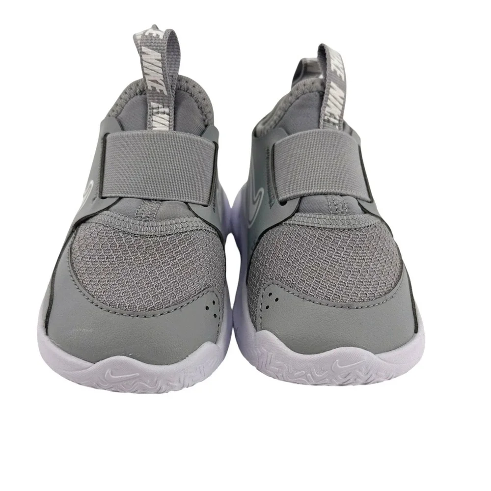 Nike Flex Runner 3 Toddler Shoes Grey White FN1478-001 Size 5C Slip On Sneakers