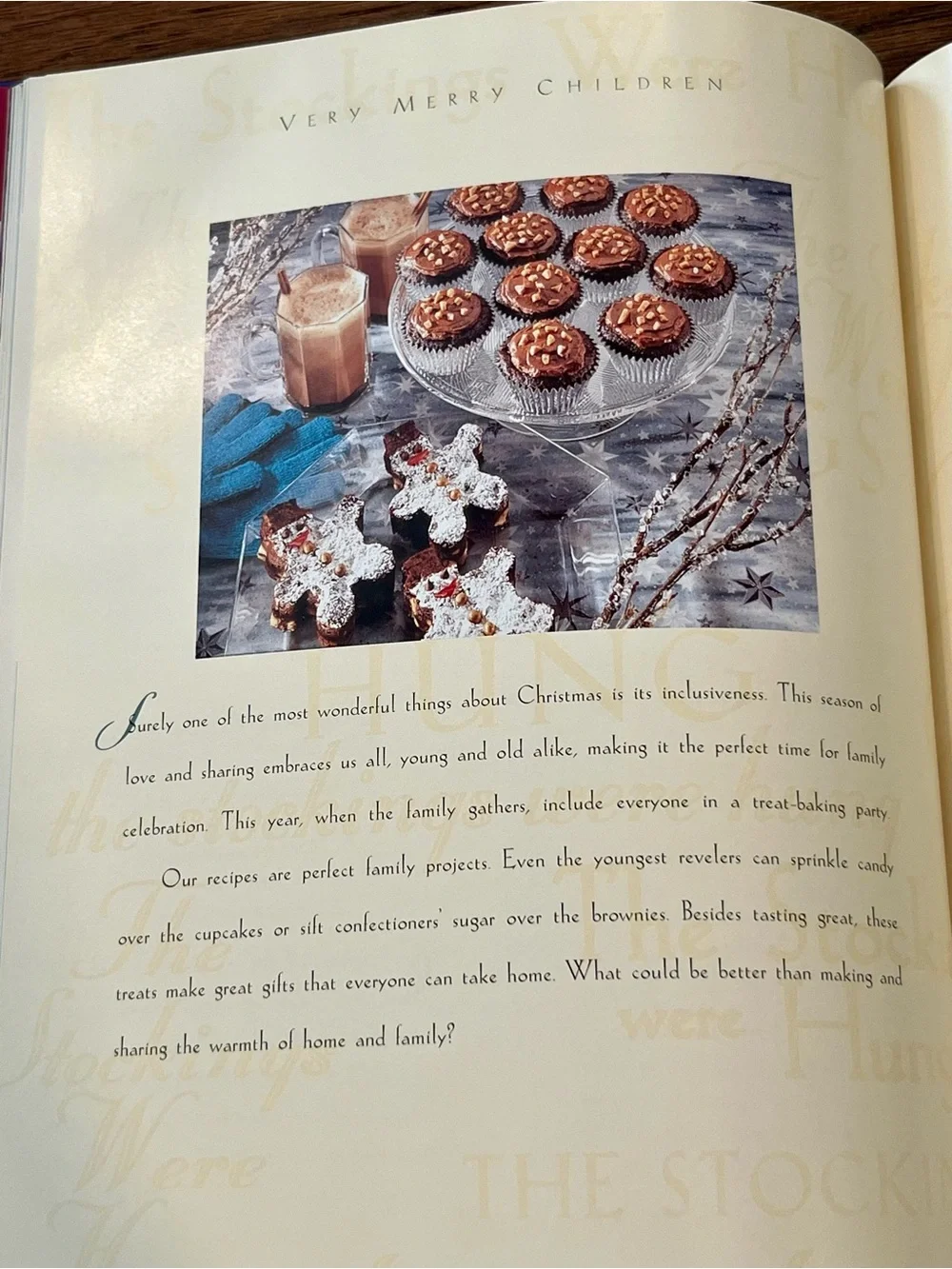 Comfort & Joy Decorative Holiday Book - Blue Hardcover