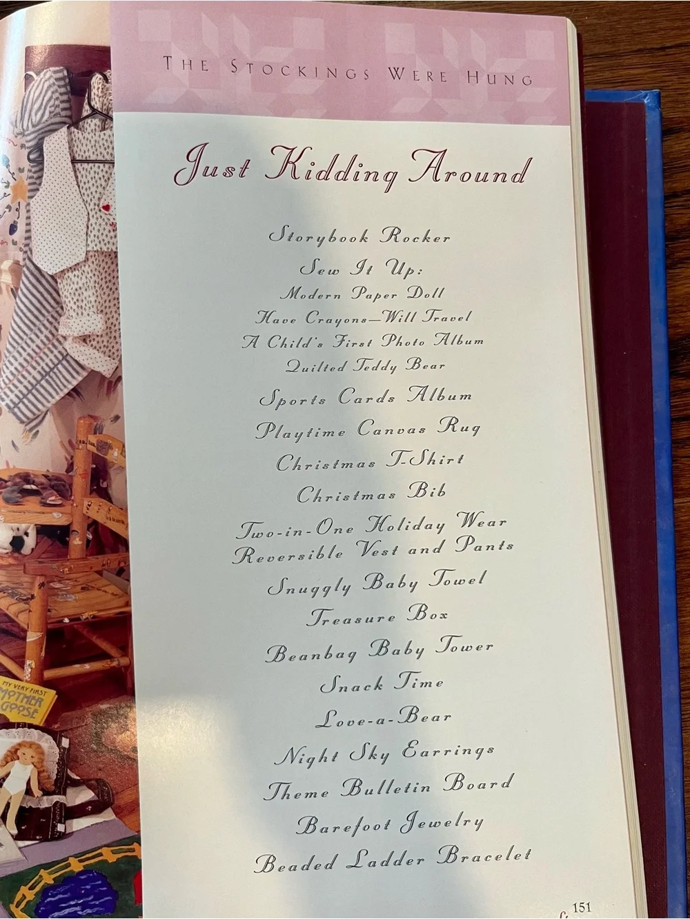 Comfort & Joy Decorative Holiday Book - Blue Hardcover