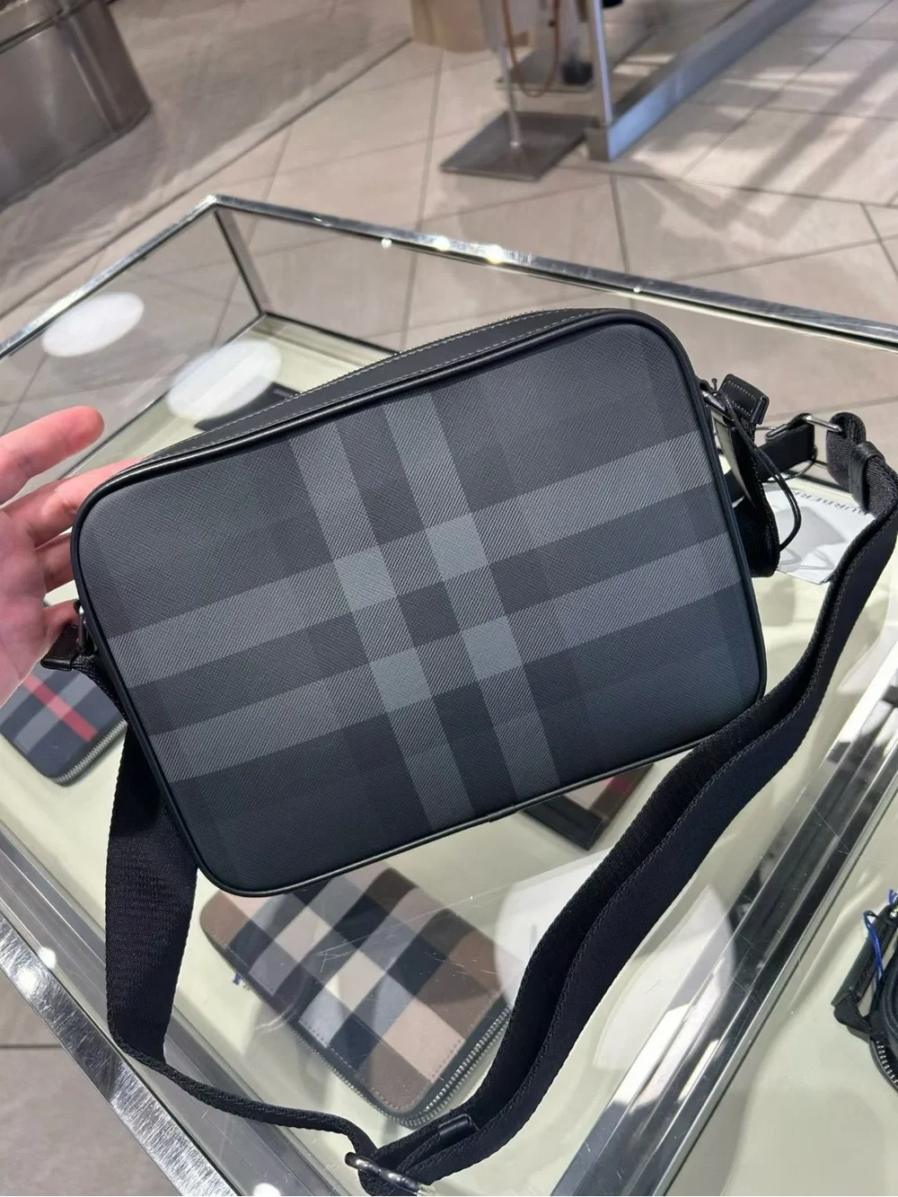 Burberry charcoal check