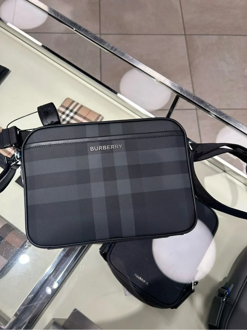 Burberry charcoal check