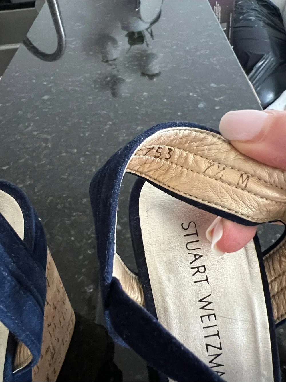 Stuart Weitzman chic navy