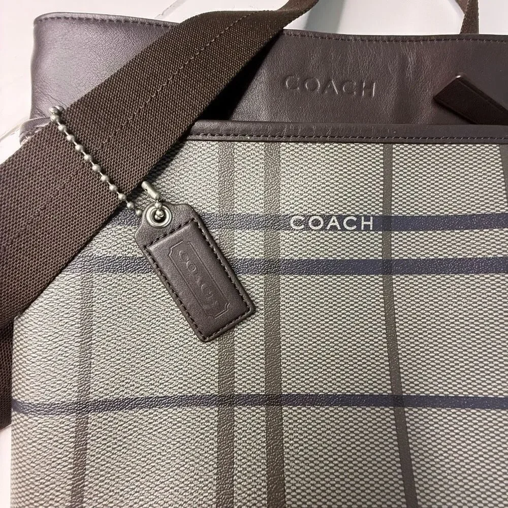 Coach authentic plaid