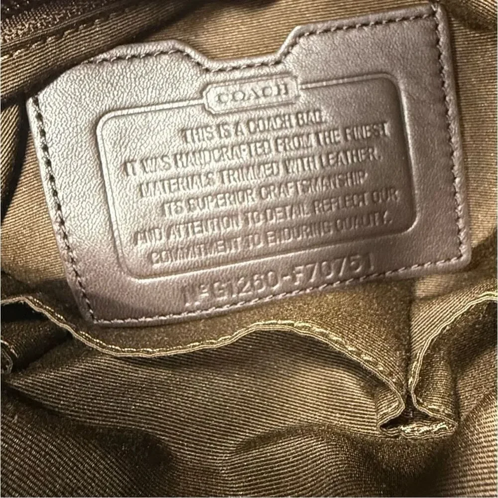 Coach authentic plaid