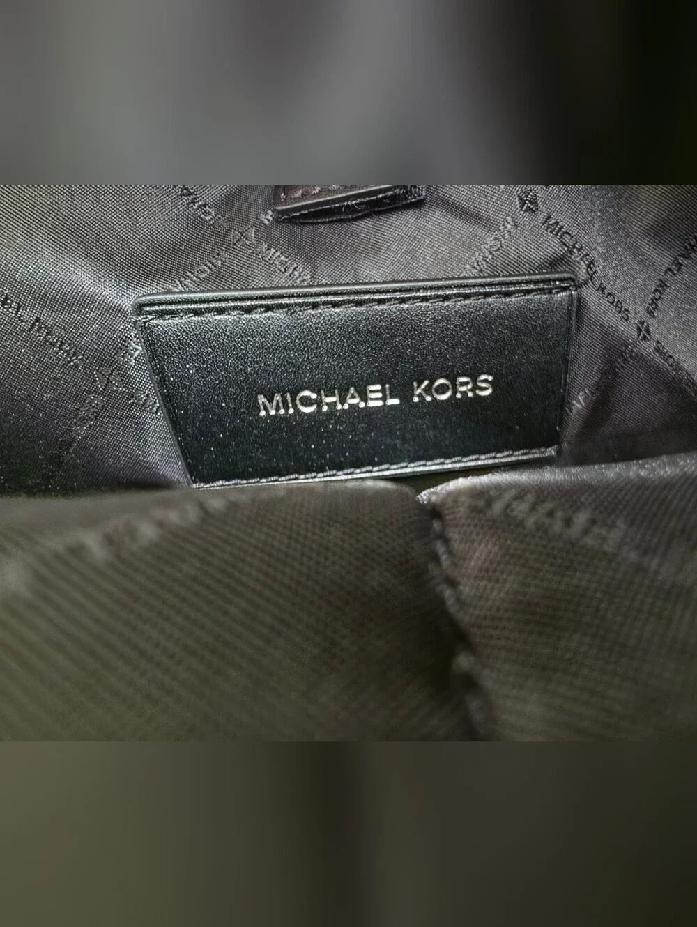 Michael Kors Midnight Navy Pebbled Leather Backpack