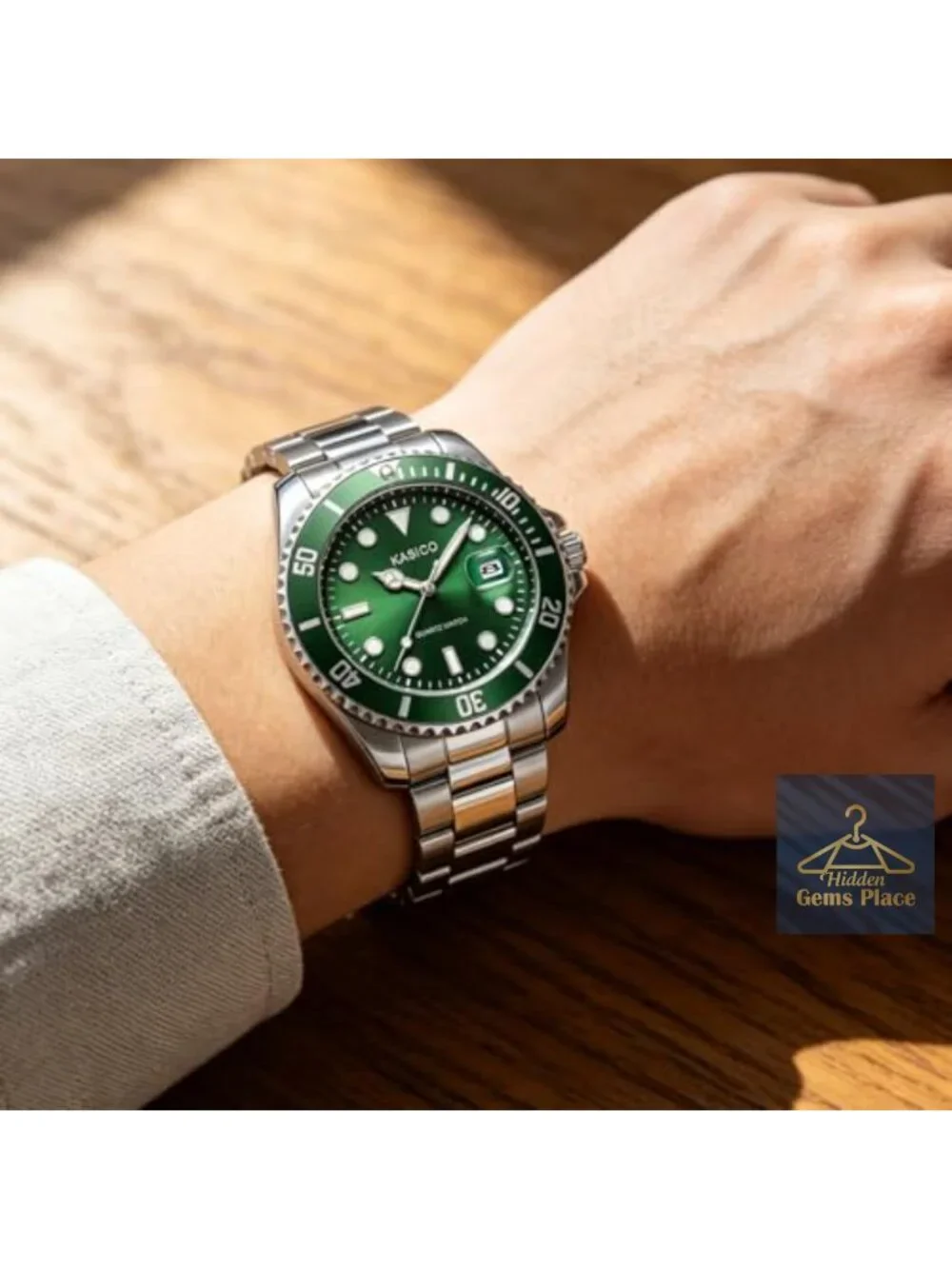 Men's Analog Quartz Watch Stainless Steel Waterproof