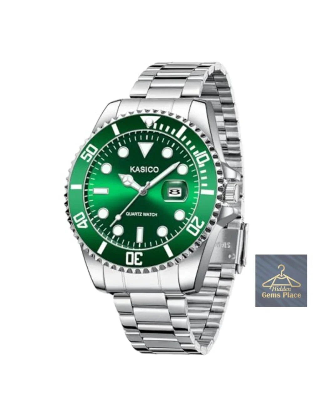 Men's Analog Quartz Watch Stainless Steel Waterproof