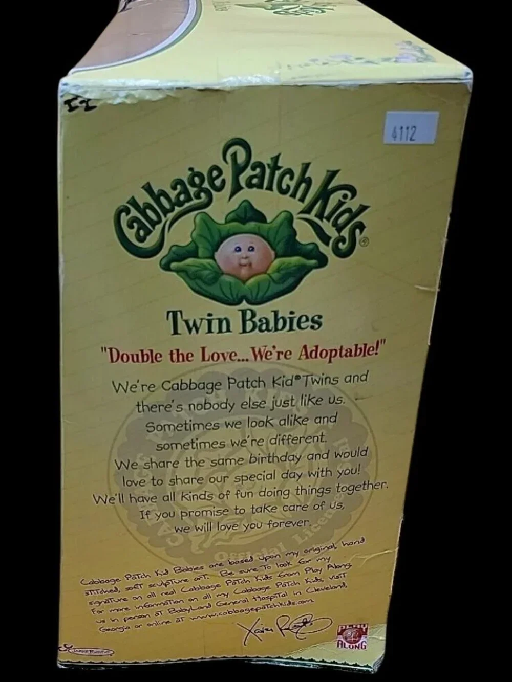 Cabbage Patch Kids 2005 Twin Babies Boy & Girl Blonde Blue Eyes