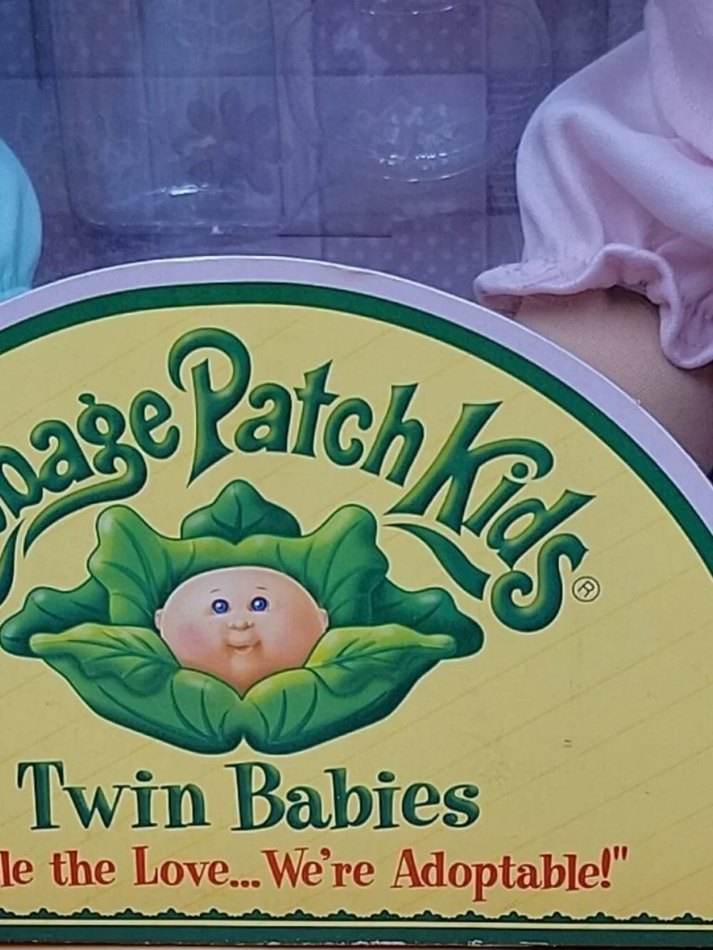 Cabbage Patch Kids 2005 Twin Babies Boy & Girl Blonde Blue Eyes
