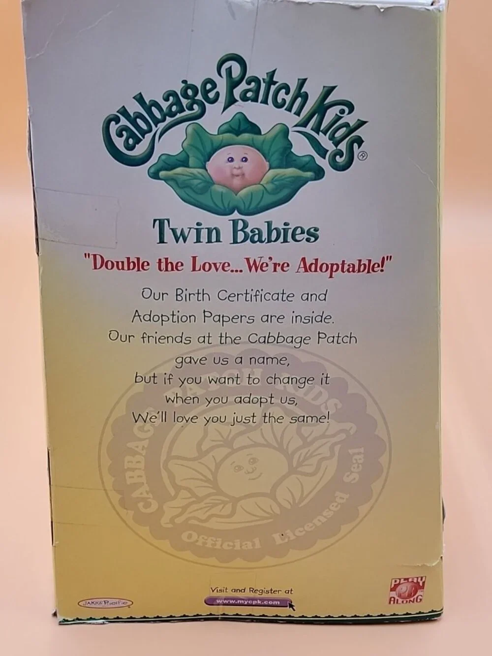 Cabbage Patch Kids 2005 Twin Babies Boy & Girl Blonde Blue Eyes