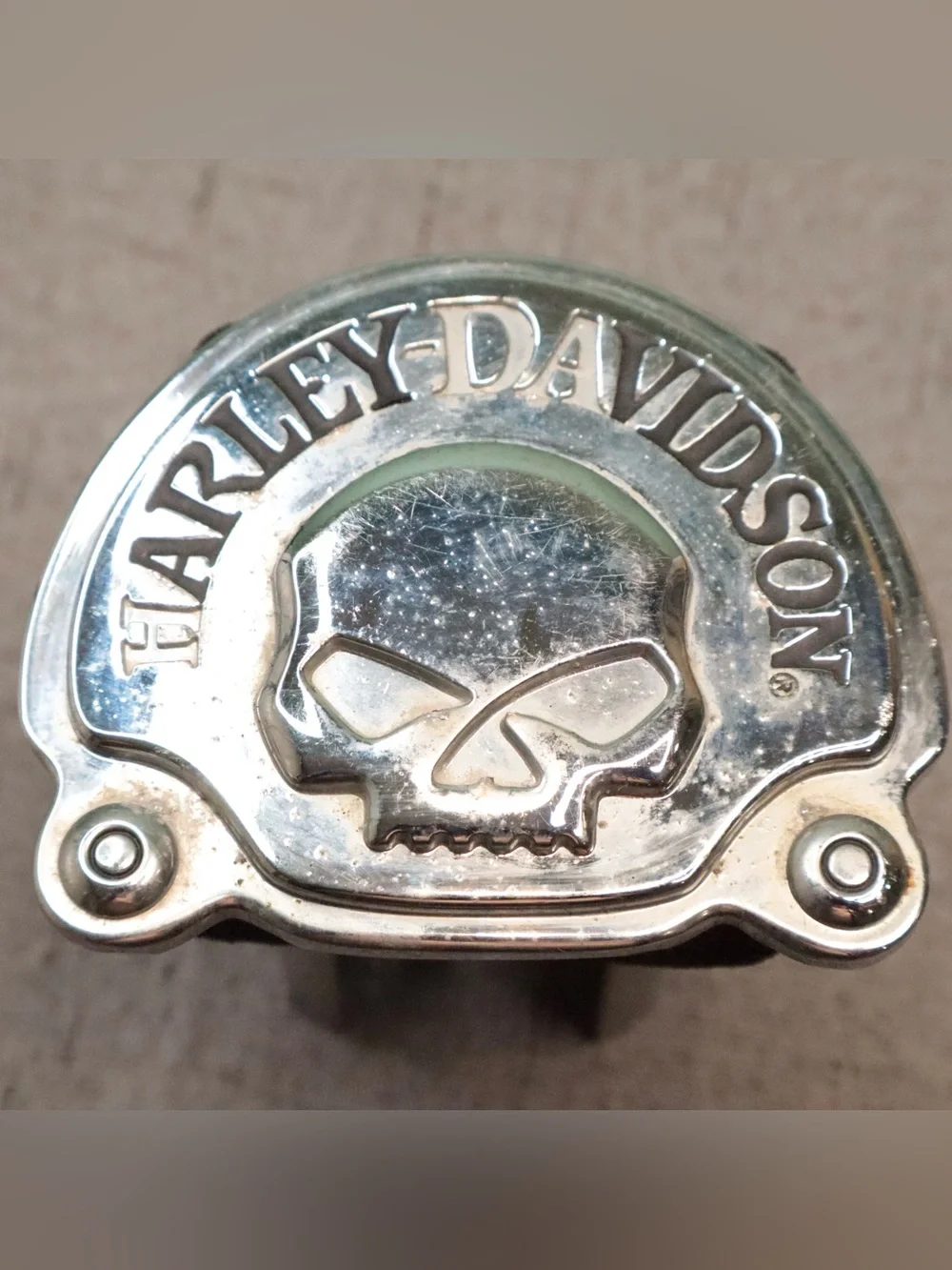 Harley-Davidson Willie G 3D Metal Tow Hitch Cover 2