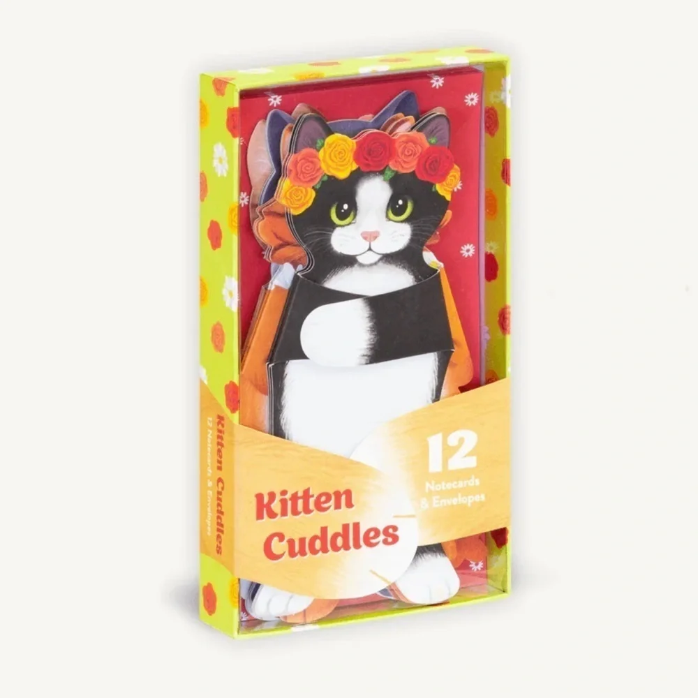 Chronicle Books Kitten Cuddles Set of 12 Notecards & Envelopes Stationery