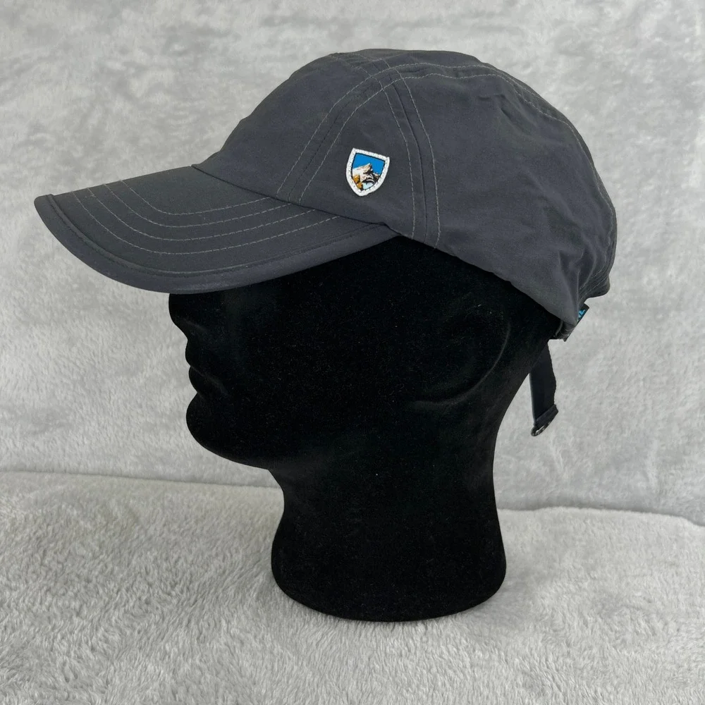 KUHL Renegade 5-Panel Hat Gray Adjustable Hiking Outdoor Gorpcore Strapback