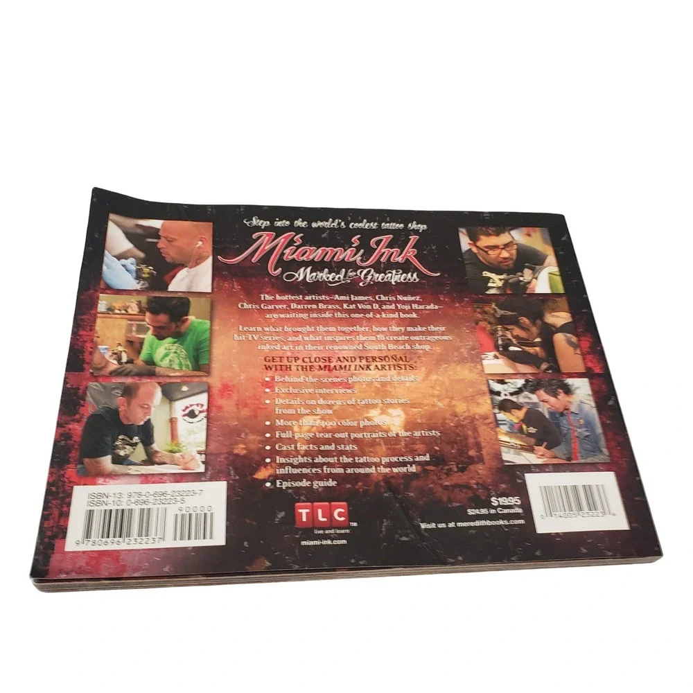 Miami Ink Marked for Greatness TLC Tattoo Book Kat Von D Ami James 2006