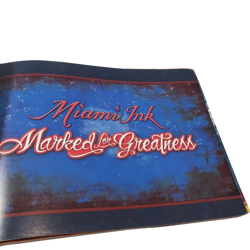 Miami Ink Marked for Greatness TLC Tattoo Book Kat Von D Ami James 2006