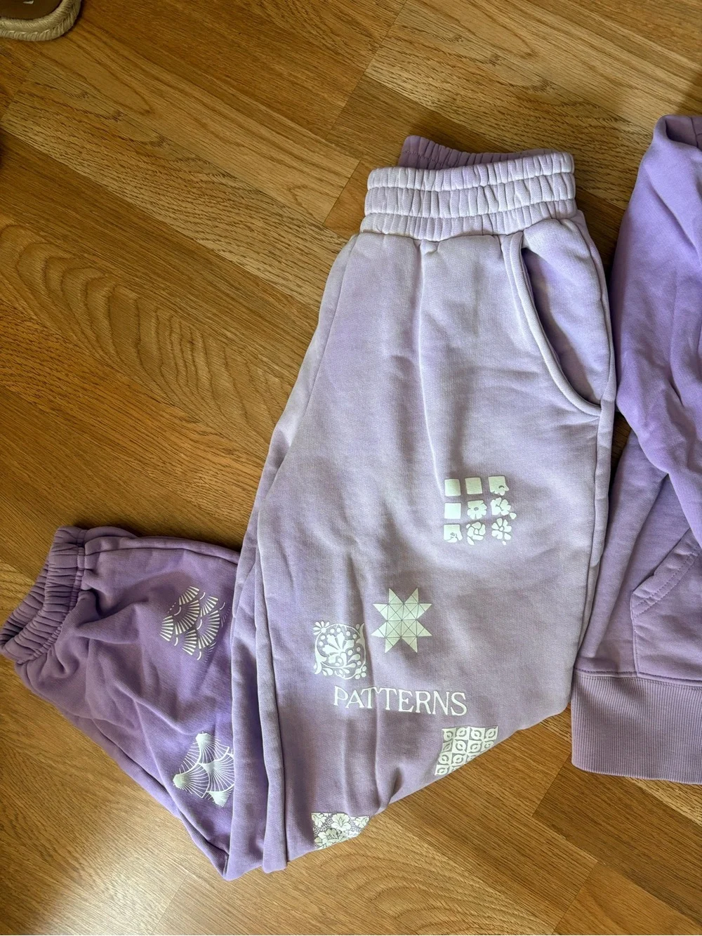 Kelsea Ballerini Patterns Lavender Hoodie & Jogger Set