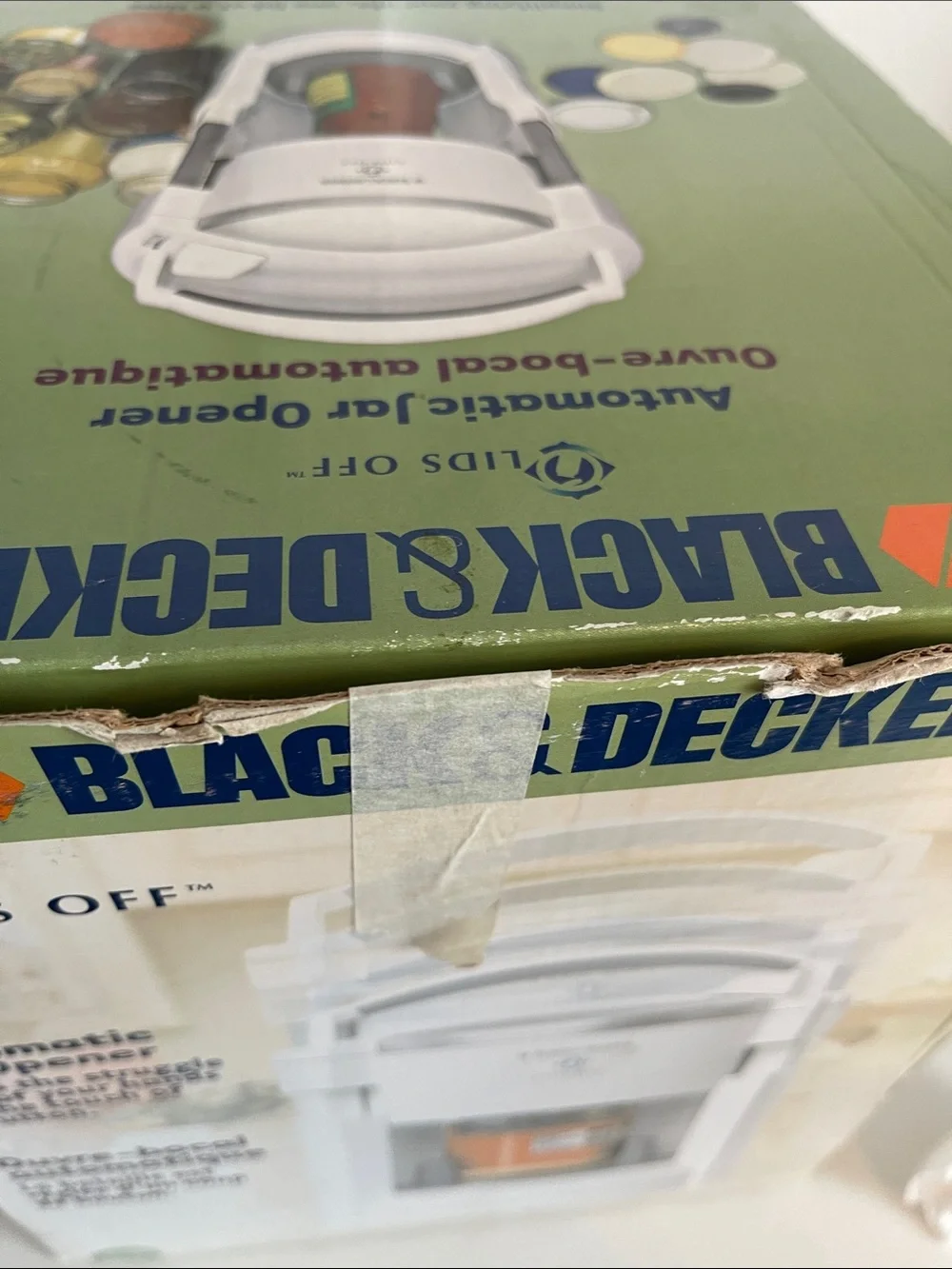 Black & Decker box has