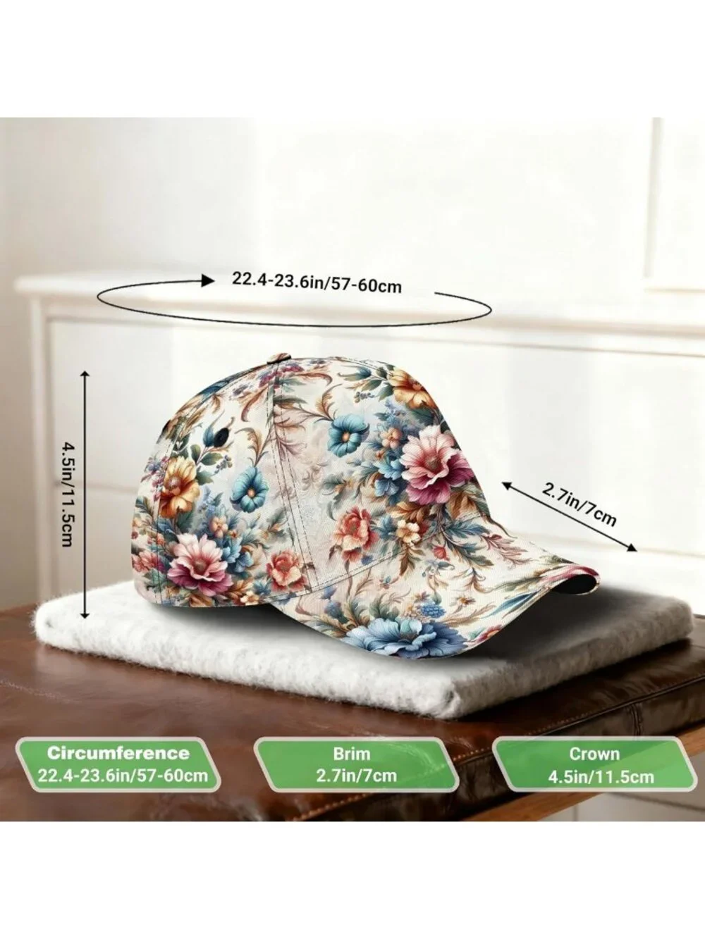 Trendy Full-Print Baseball Cap for Men & Women | Unique Gift Idea Fashion Hat