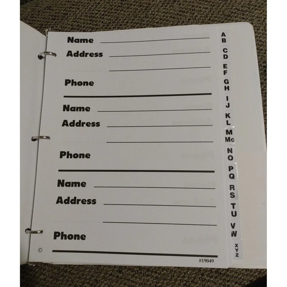 The Giant Print Address Book New, Not Used Vision Impaired Seniors Elderly Help