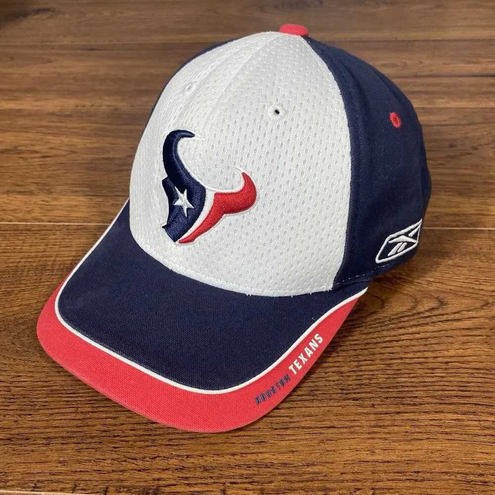 Vintage Houston Texans Hat Reebok NFL Equipment Adjustable Strapback Cap