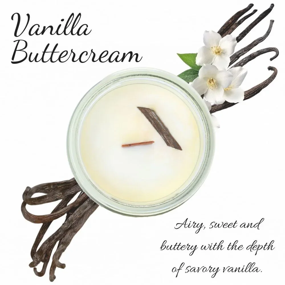 Vanilla Buttercream | Natural Fragrance | 3 oz Jar Candle
