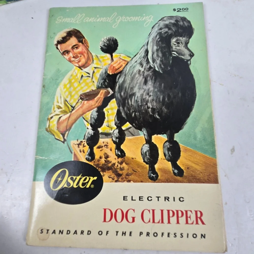 Vtg Oster Golden A5 Animal Clipper Professional Electric Dog Grooming + Extras