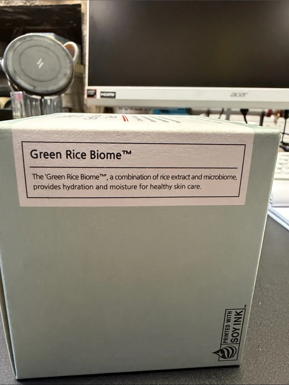 Green Rice Biome Toner Pads — Light Green. 60 pads