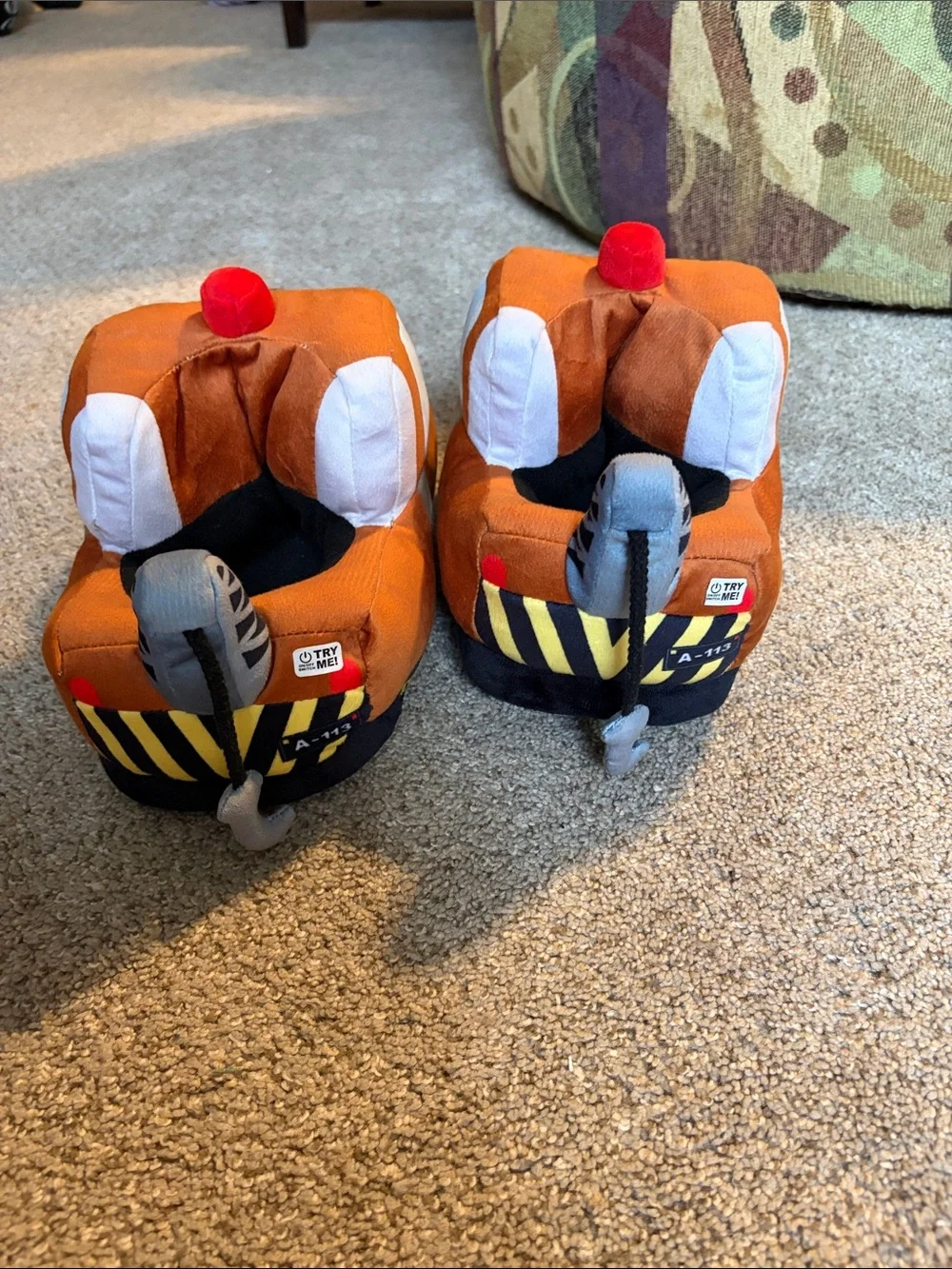Disney Pixar Cars Tow Mater Kid's Slippers! Size L/XL